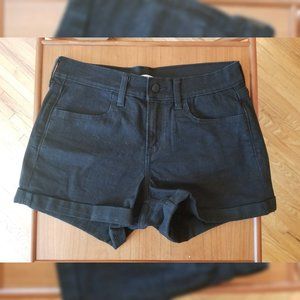 Old Navy Womens Black Denim Shorts - Size 4